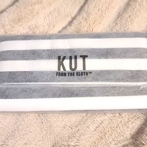 KUT from the Kloth Wallet - Black & White Stripes - NWT